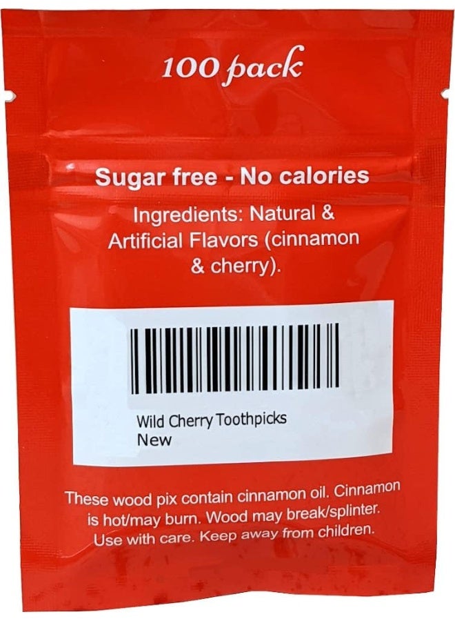 Flavor Forest Wild Cherry Cinnamon Toothpicks - 100ct - Image 3